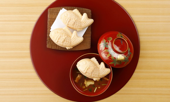 「松竹梅」になぞらえたお吸い物