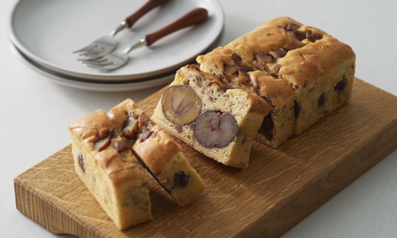 どこを切っても栗!贅沢パウンドケーキ