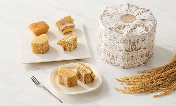 有機玄米粉と蕎麦粉の2種類の食感が楽しめる