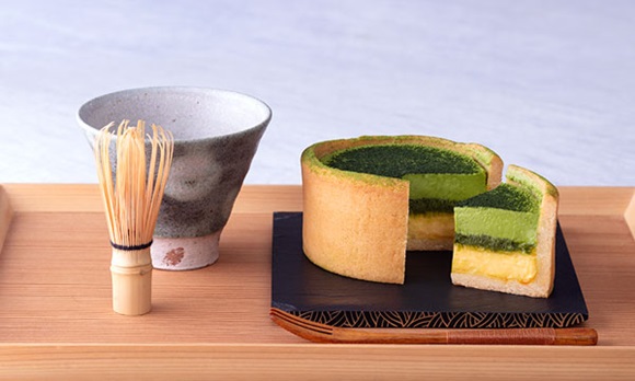 松江のお茶文化が漂う抹茶タルト