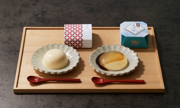 吉野葛入りだからこその喉越しが◎ ゼリー&プリンのセット