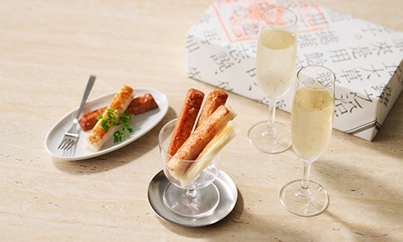 気軽に食べられる贅沢なスティック蒲鉾