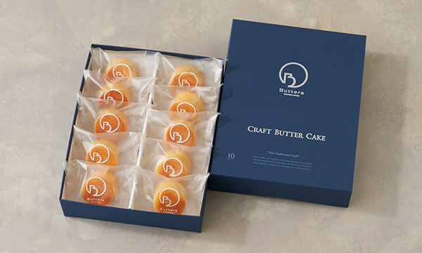 クラフトバターケーキ 10Pの箱画像