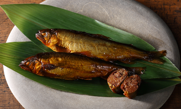 おりーぶ鮎の甘露煮・子持ち鮎の甘露煮食べ比べセット