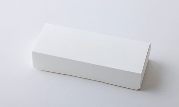 バタフライティー　gift boxの包装画像