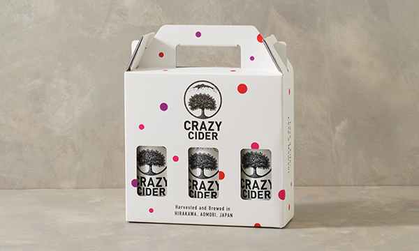 CRAZY CIDER3本セット（DRY2＋SWEET1）の包装画像