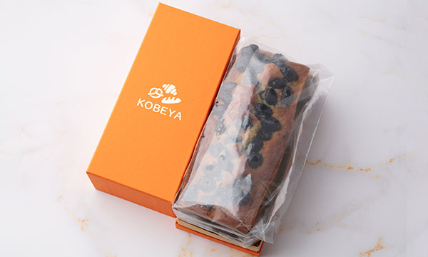 大粒丹波黒豆のパウンドケーキの箱画像
