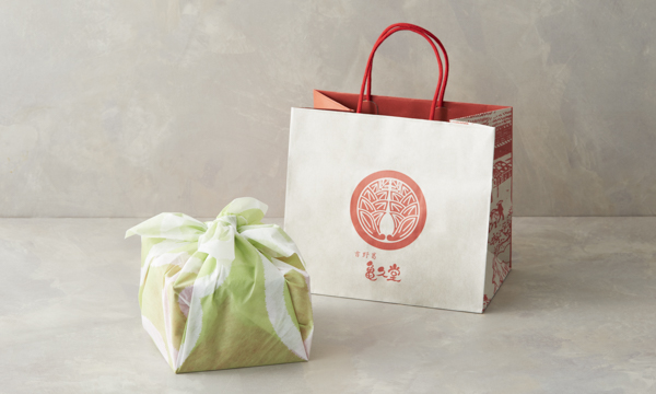 吉野葛すいーつ くずあん玉、デザートごまとうふ詰合せの紙袋画像