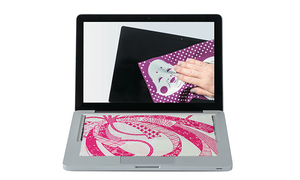 京友禅手染め絹のタブレット PC拭き「okkiiおふき」