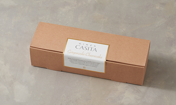 銀座カシータ ゴルゴンゾーラチーズケーキ (GINZA CASITA Gorgonzola Cheesecake)の包装画像