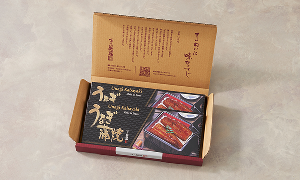 うなぎ蒲焼詰合せの箱画像