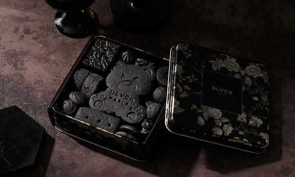 ブラックパリ クッキー缶 BLVCK COOKIE TINの内容画像