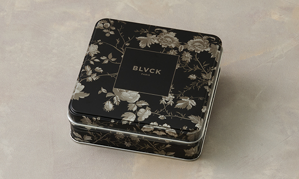 ブラックパリ クッキー缶 BLVCK COOKIE TINの包装画像