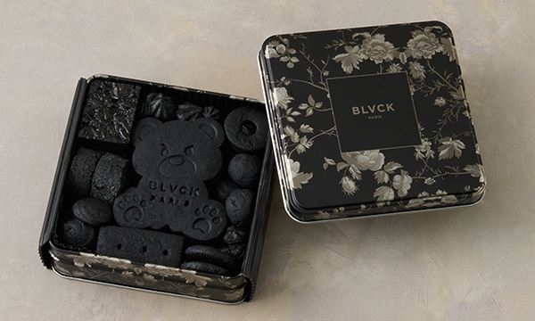 ブラックパリ クッキー缶 BLVCK COOKIE TINの箱画像