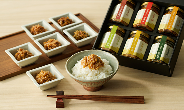 なめたけ 志賀の郷 6本セットの内容画像