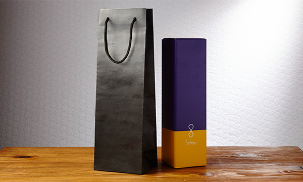 プレミアム山ぶどうジュース「アメジスト・マリアージュ」の包装画像