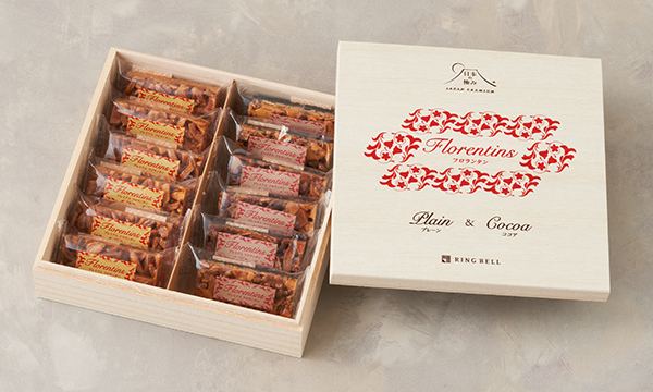 日本の極み プレミアム フロランタン プレーン&ココアの箱画像